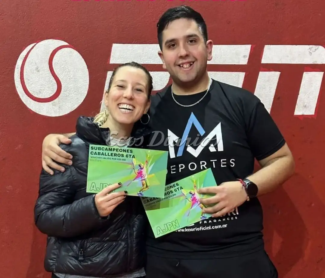 Finalistas. La pareja compuesta por Luciana Portugal y Leonardo González