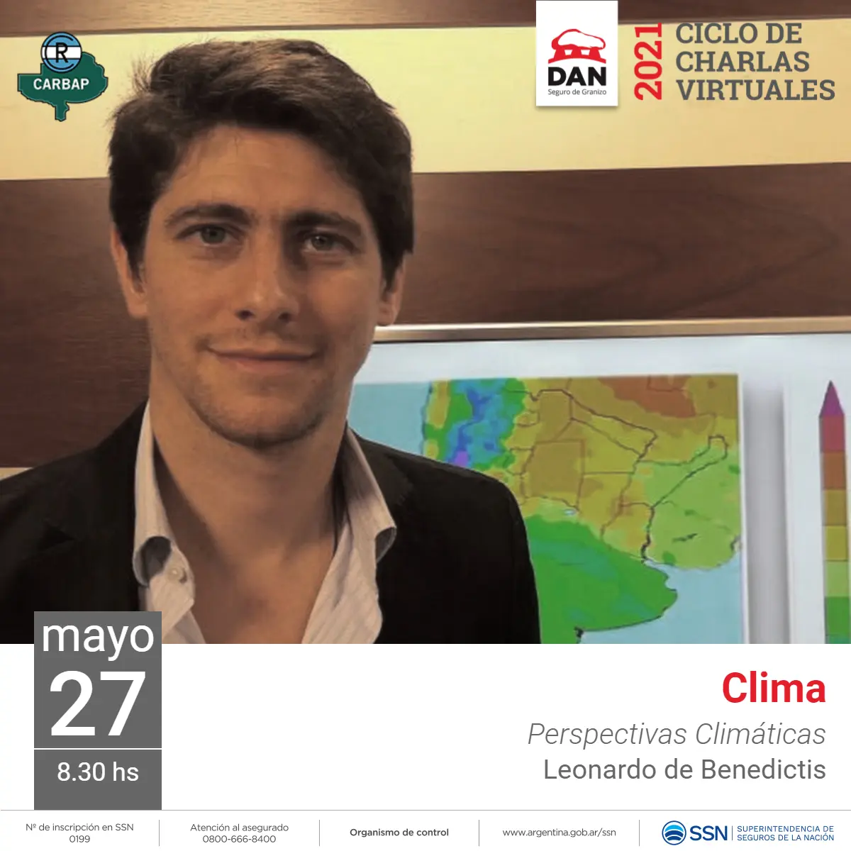 El clima de junio contado por Leo De Benedictis