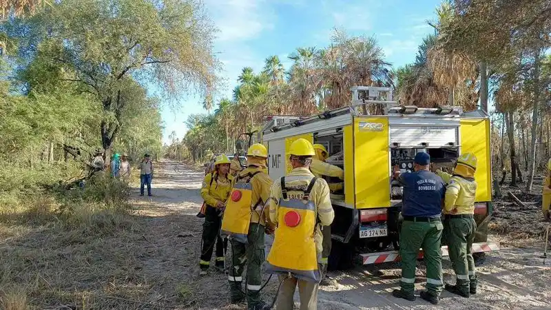 Belgrano: Luego de 4 días la Policía extinguió incendios de pastizales