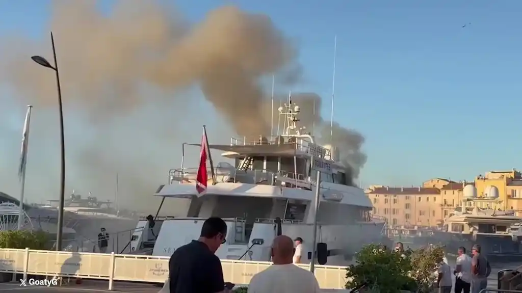 El yate de lujo, propiedad del empresario y exministro del Interior de Argentina, José Luis Manzano.