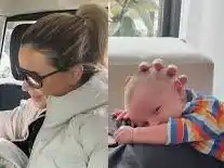 Alejandra Maglietti presentó a su hijo Manu en Bendita: “Estoy emocionada por volver”