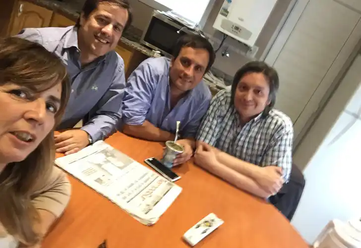 Cristina reunió a su tropa en su casa de Río Gallegos