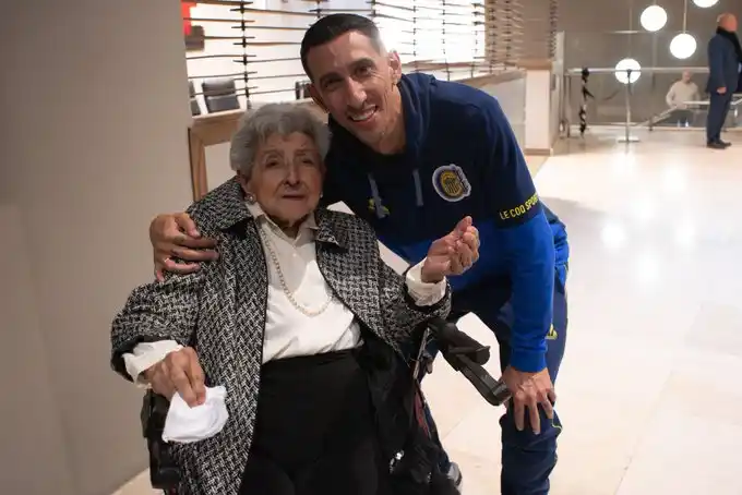 Ángel Di María y el encuentro más emotivo