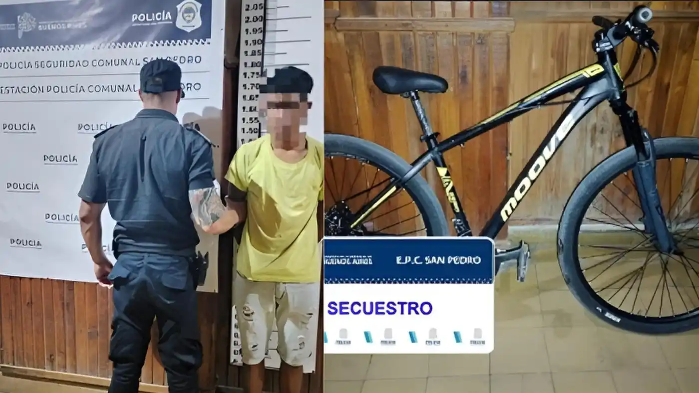 El delincuente fue aprehendido en la tarde del jueves.