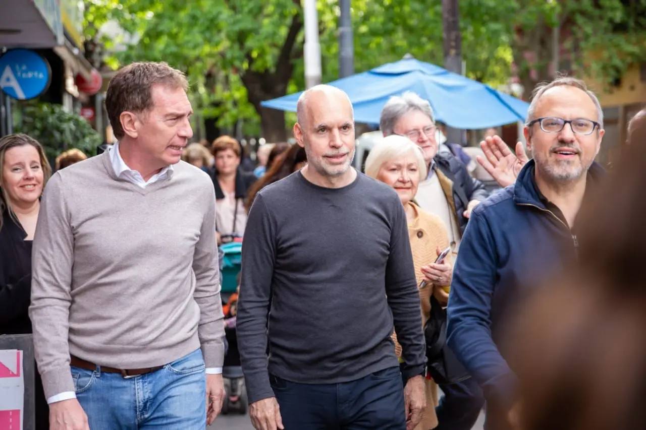 Rodríguez Larreta con Santilli y Valenzuela en Tres de Febrero: "La gente está angustiada porque no llega a fin de mes"