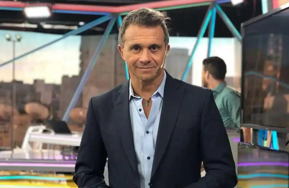 Sergio Lapegüe. En las instalaciones de TN