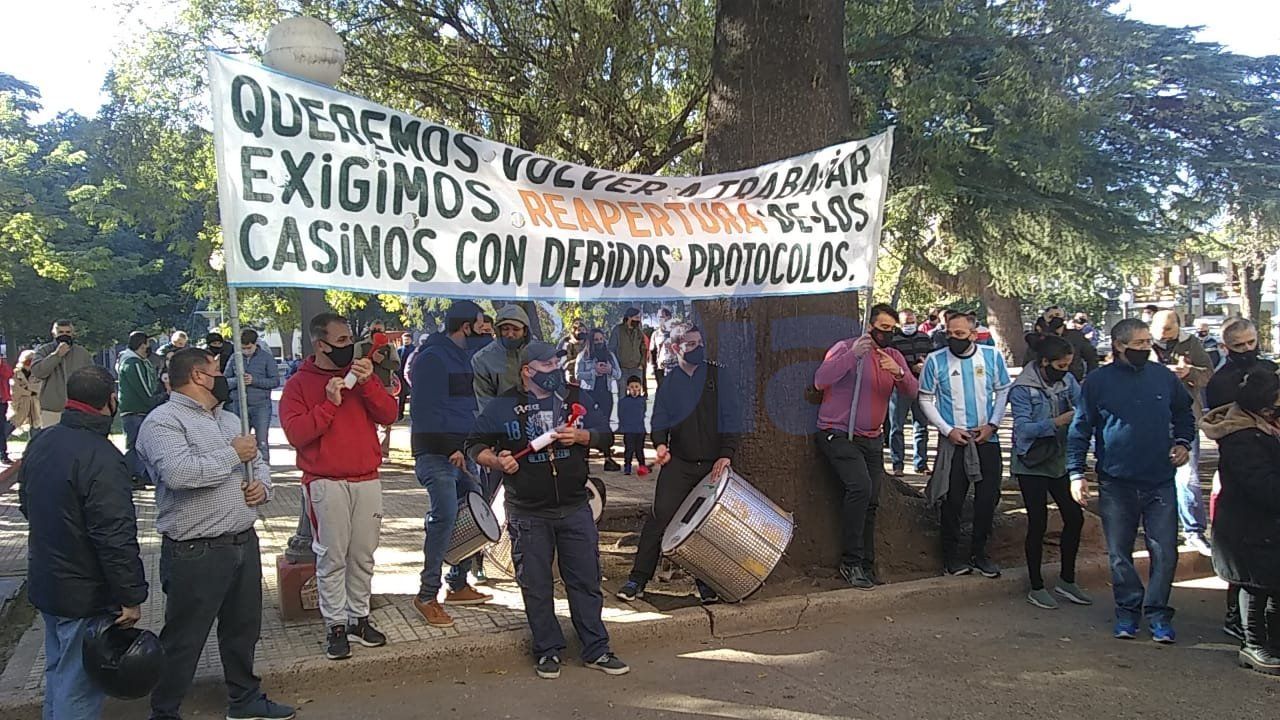 Personal del Casino reclama por la reapertura de las salas de juego