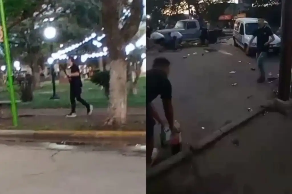 Enfrentamiento entre jóvenes