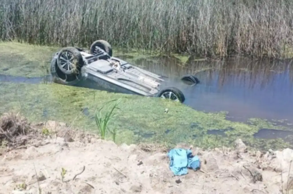 Persecución y vuelco en Santa Teresita