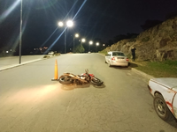 Un motociclista internado tras protagonizar un accidente en la zona del Dique
