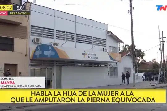 Una jubilada debía amputarse una pierna y en una clínica le cortaron la otra