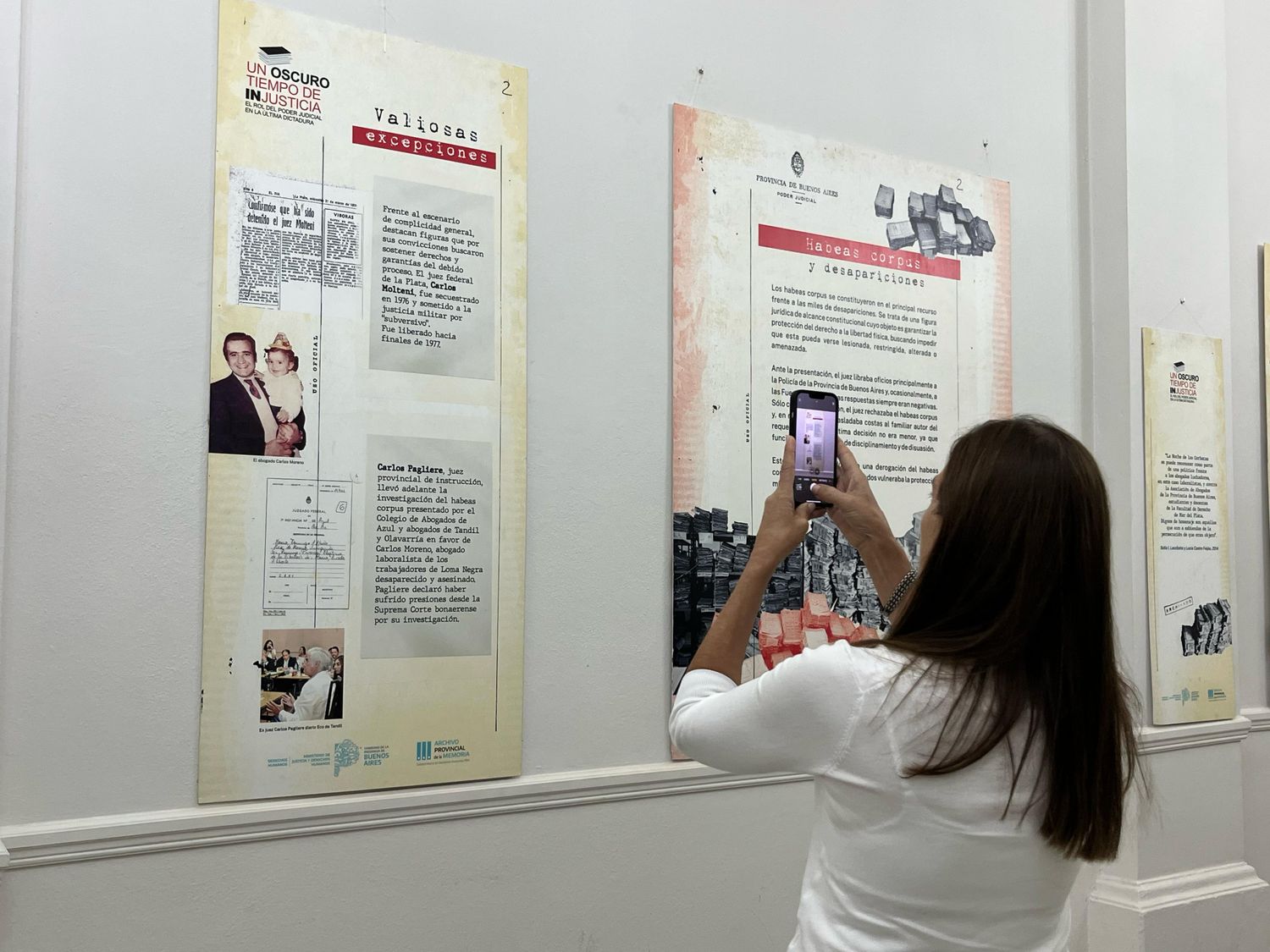 Se inauguró la muestra “Un oscuro tiempo de injusticia”