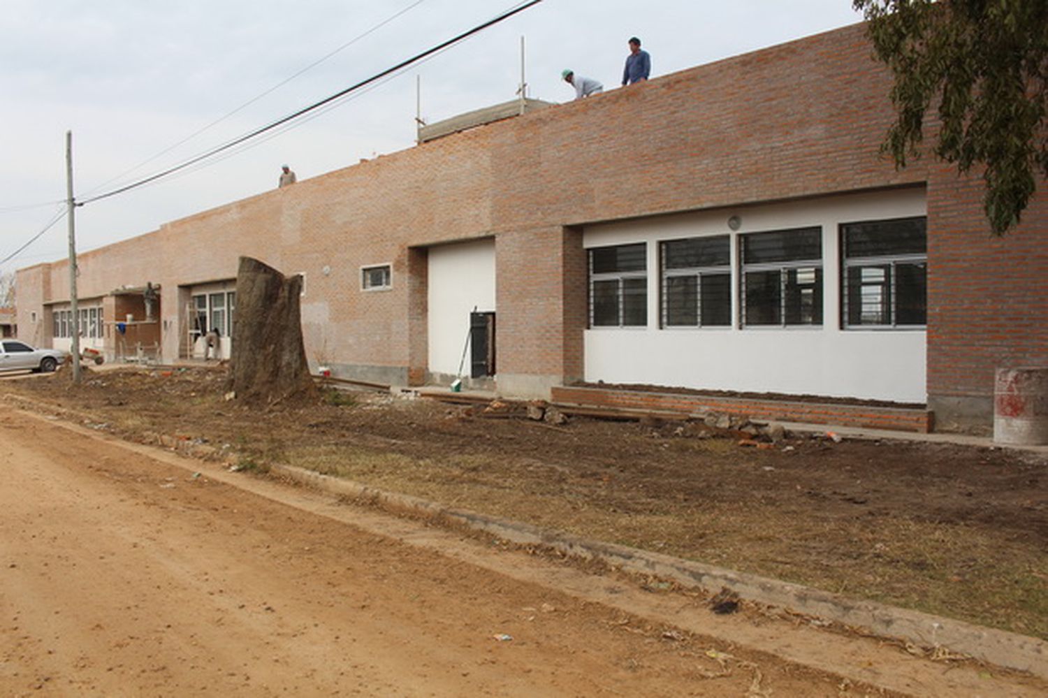 La obra de la escuela Nº 5 "Soldado Mosto" tiene un avance del 70%