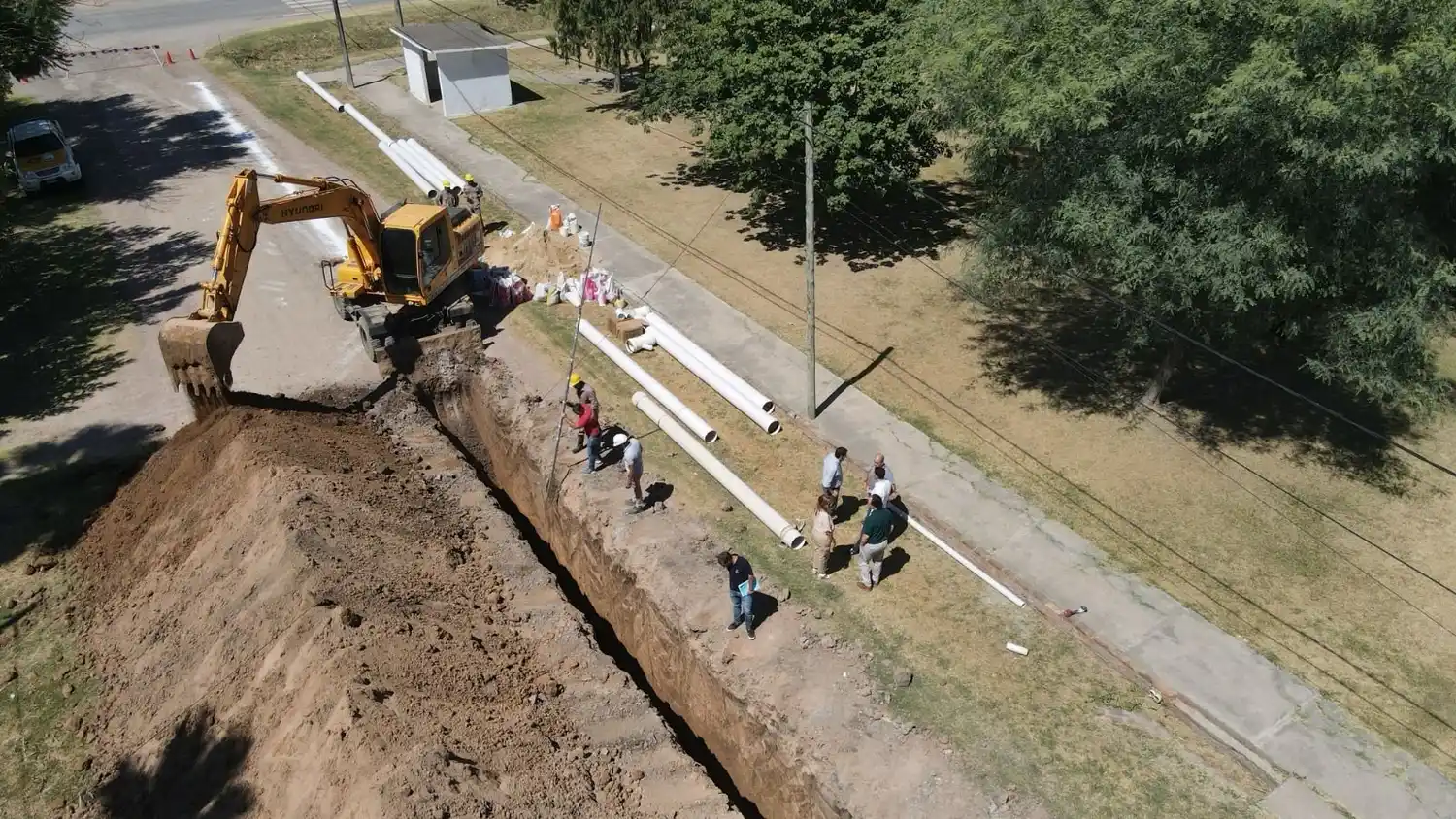 Finalizaron la obra de ampliación de la red cloacal en Humberto Primo