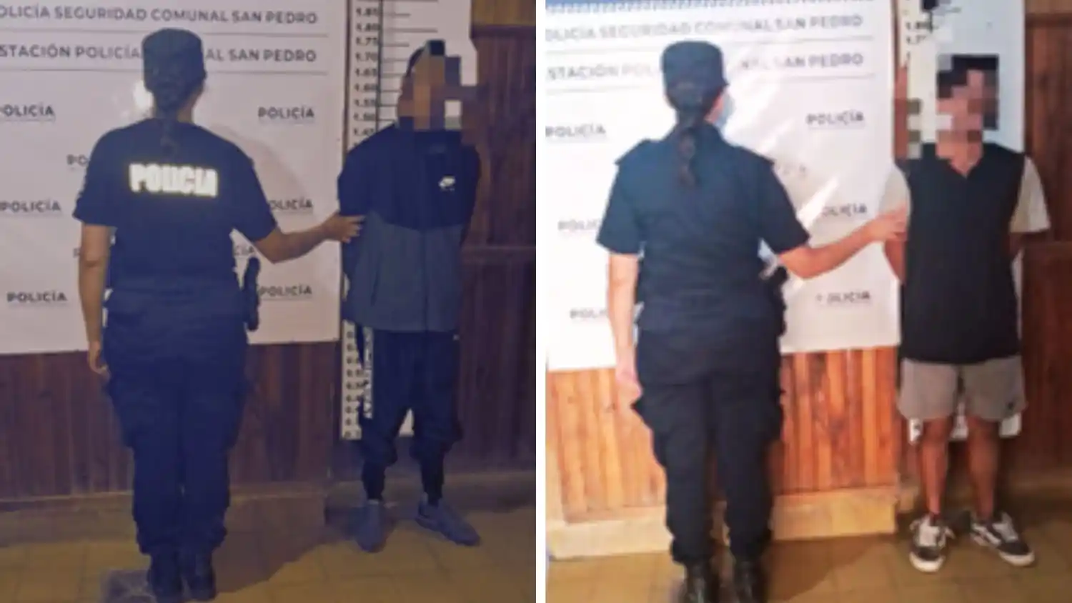 Identifican y trasladan a dos hombres con pedidos de captura activa durante un operativo policial