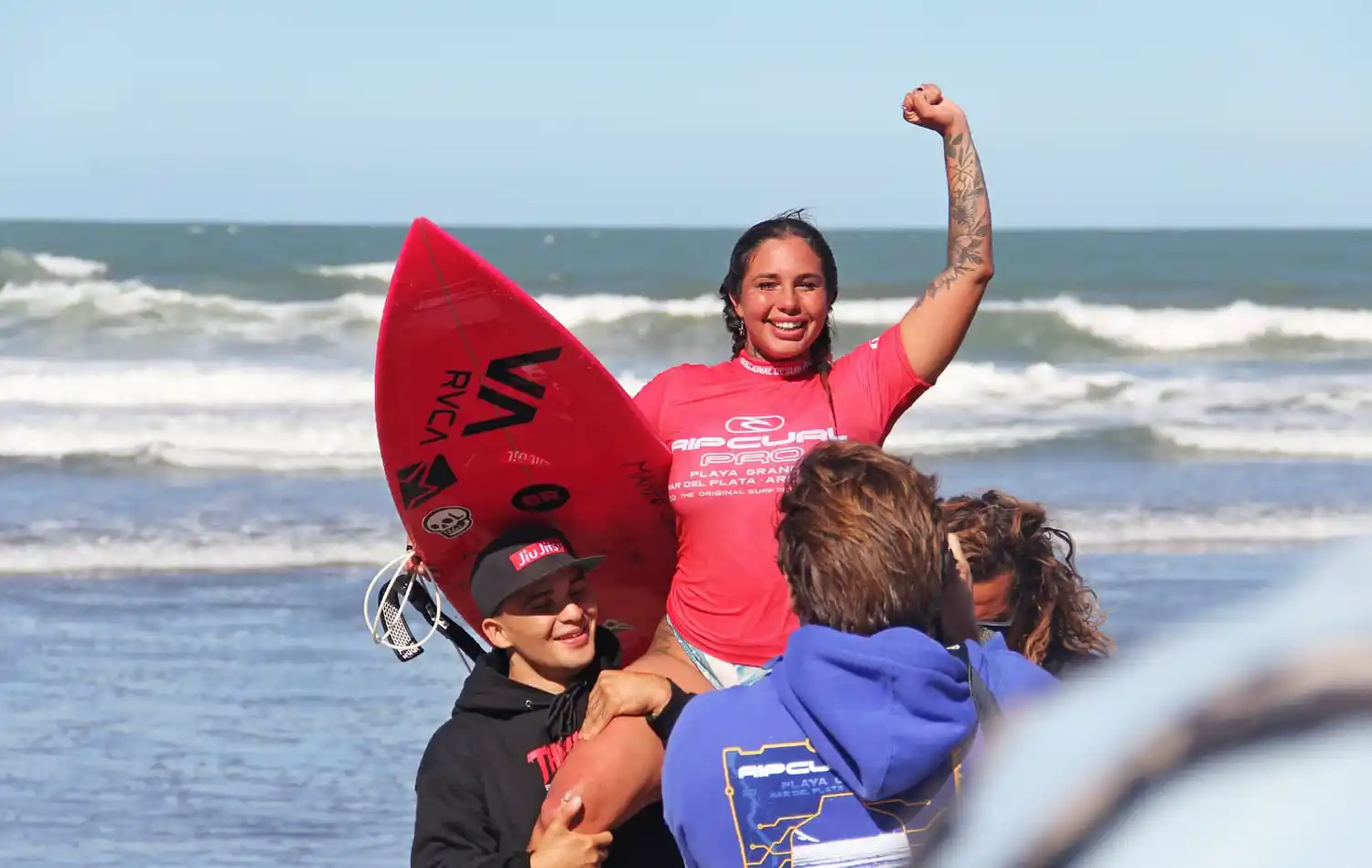 Coco Cianciarulo ganó el Rip Curl. (Foto: Mariano Antúnez)