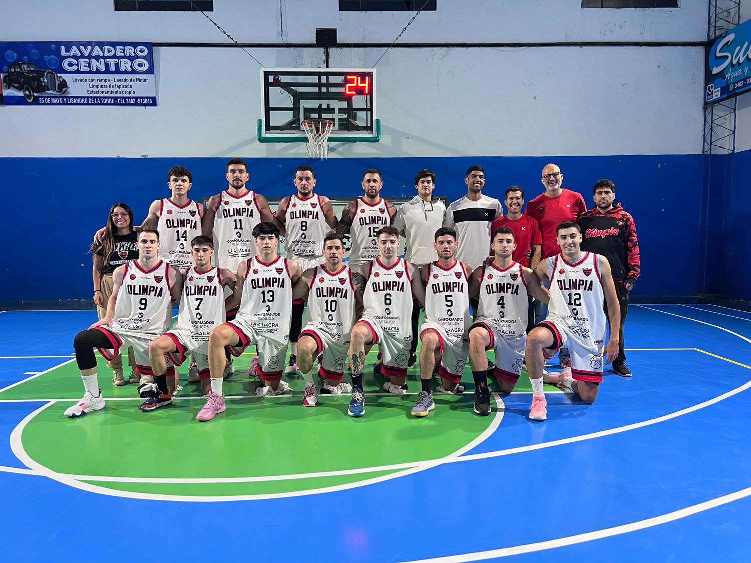 Olimpia BBC, el mejor de la fase regular, barrió su llave ante Club Ciudad. Foto: Nasif Raies.