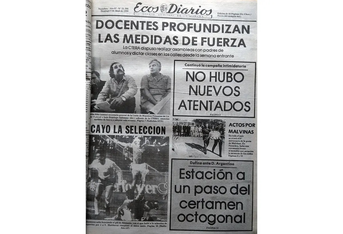 Domingo 3 de abril de 1988
