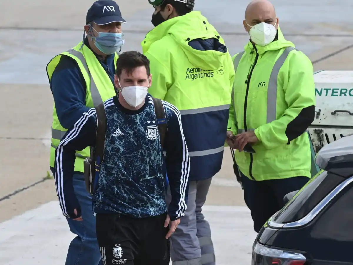 Messi llegó a Rosario para celebrar las fiestas de fin de año