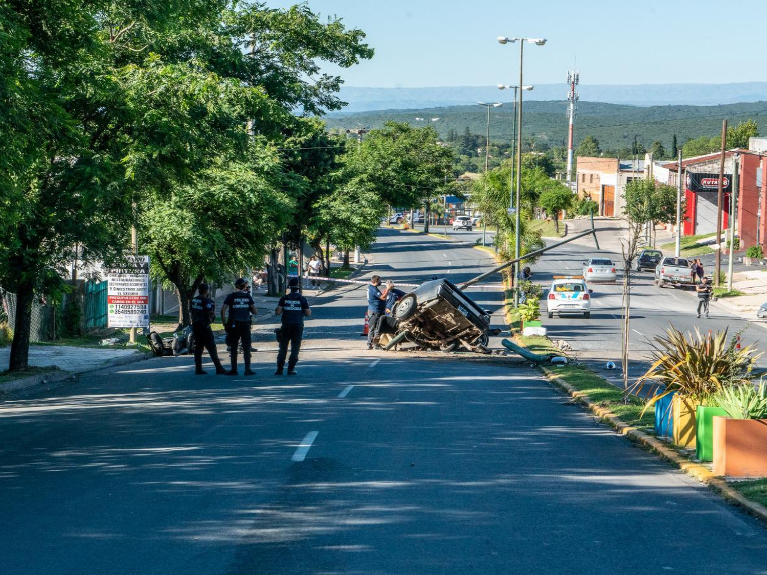 Un hombre perdió la vida tras un grave accidente en La Falda