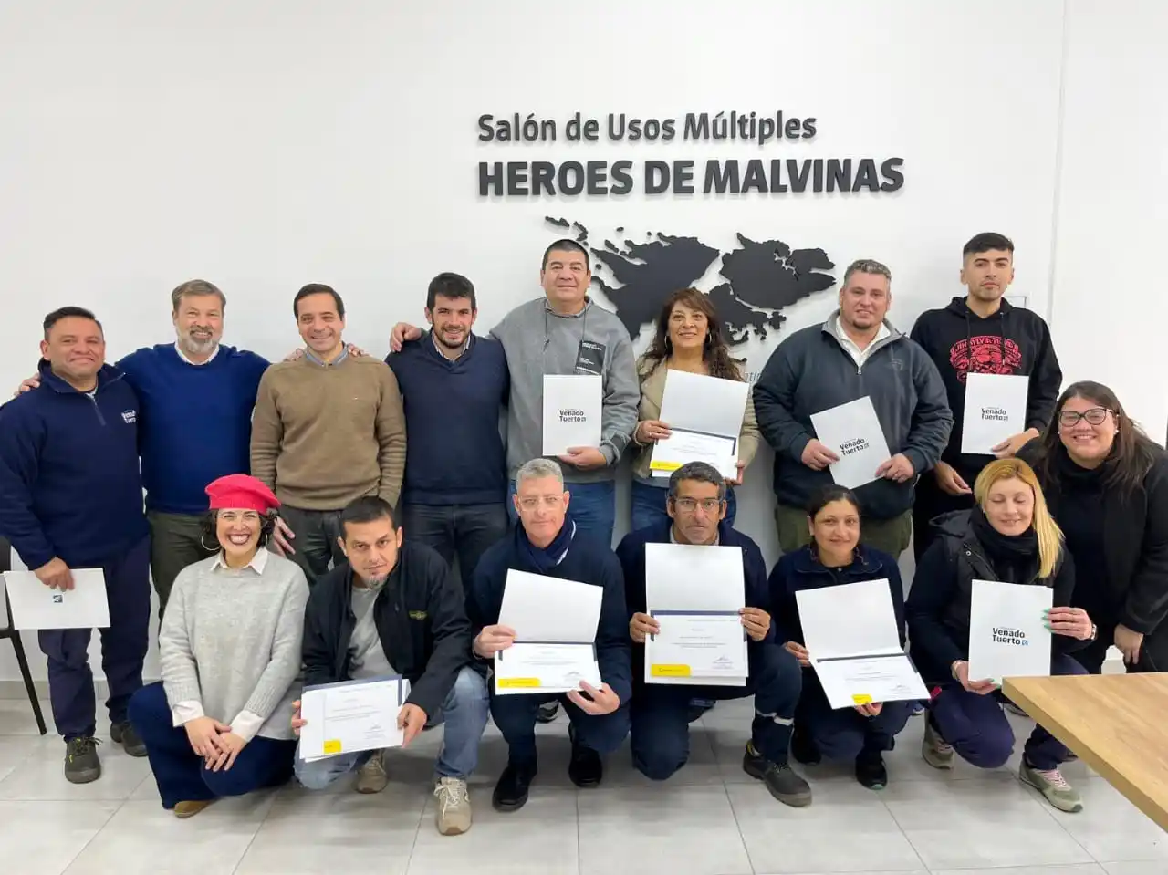 Mpás trabajadores venadenses terminaron los estudios secundarios. Foto: MvT