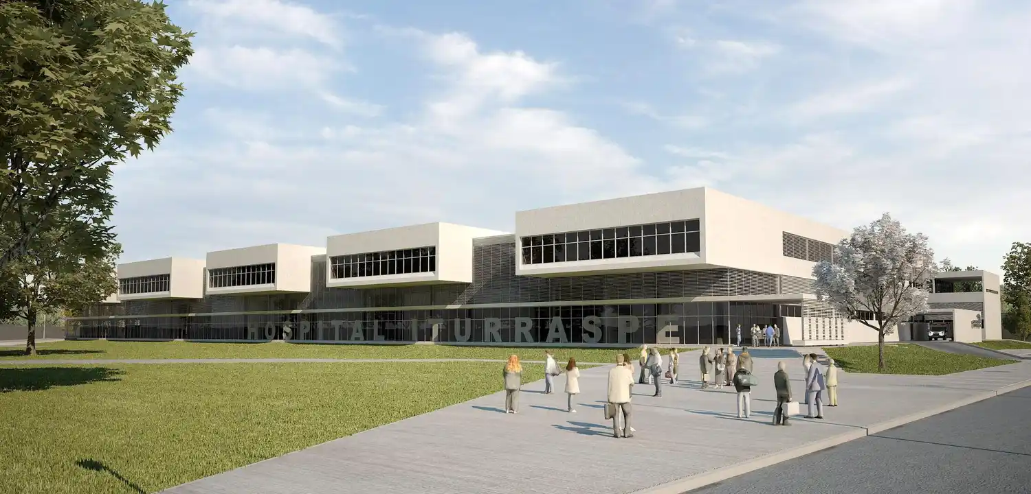 Uboldi y Morini recorren la obra del nuevo Iturraspe