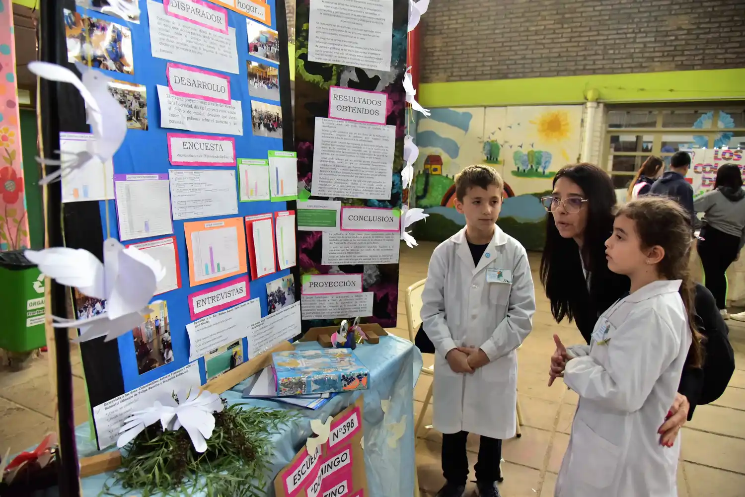 La escuela 1001, sede de una importante muestra.