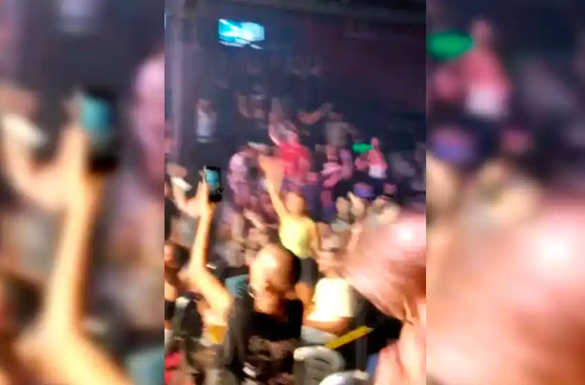 Video: preocupación por el "descontrol" en el show de Las Pastillas del Abuelo en GAP 