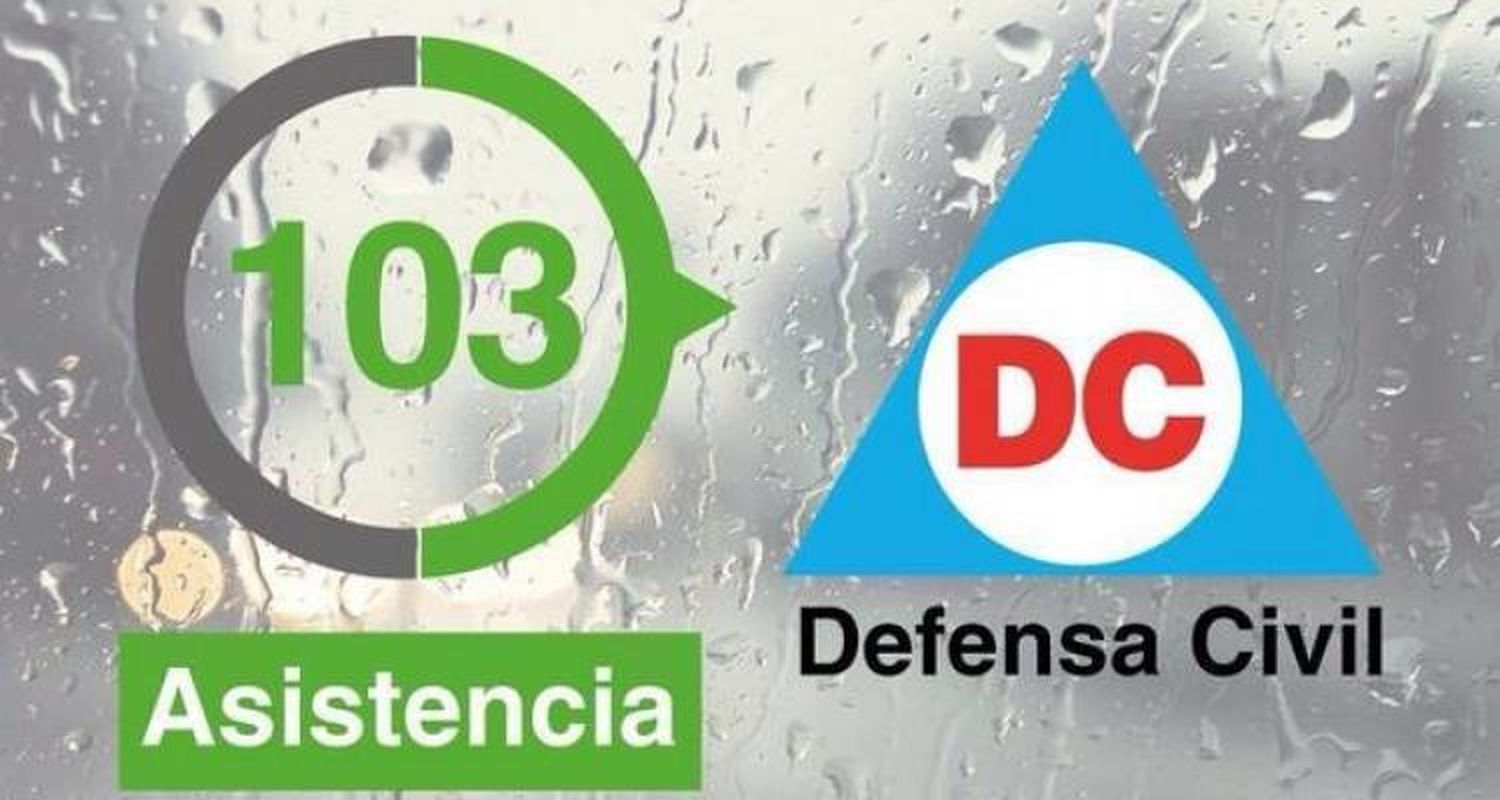 Defensa Civil asistió a vecinos por las intensas lluvias que afectaron la ciudad