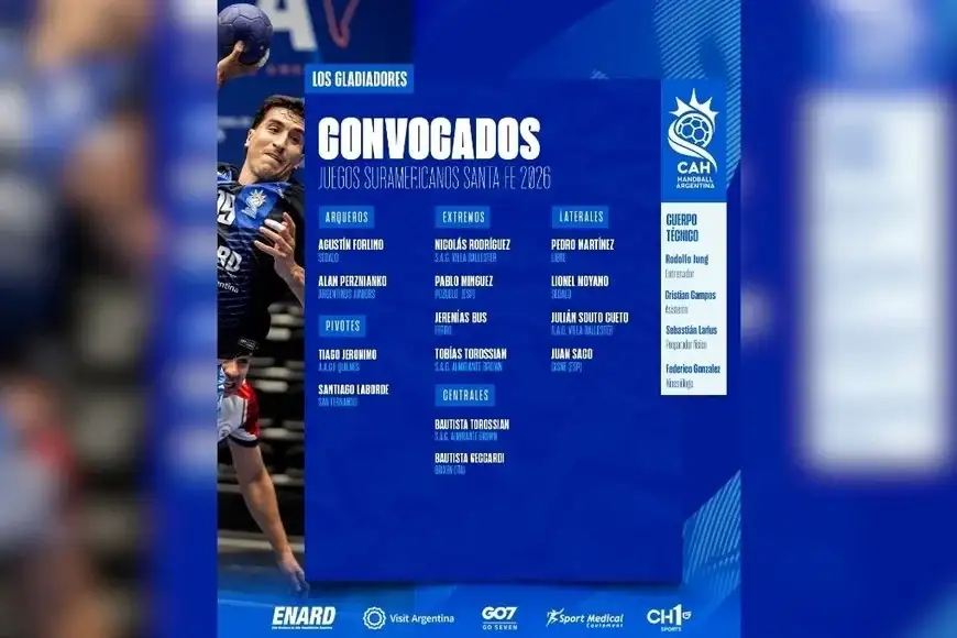 Convocados Gladiadores