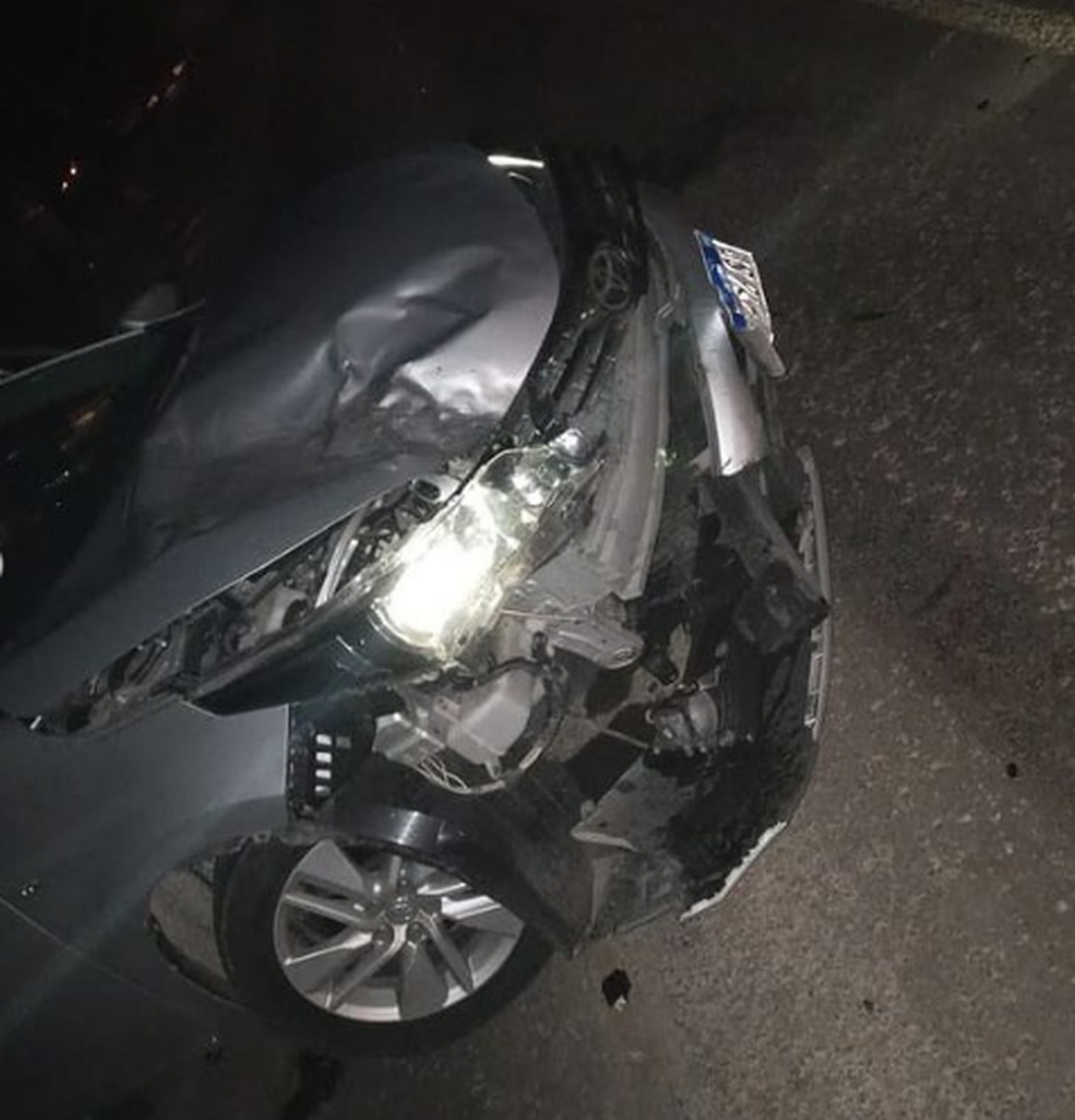 Bomberos intervinieron en un accidente
