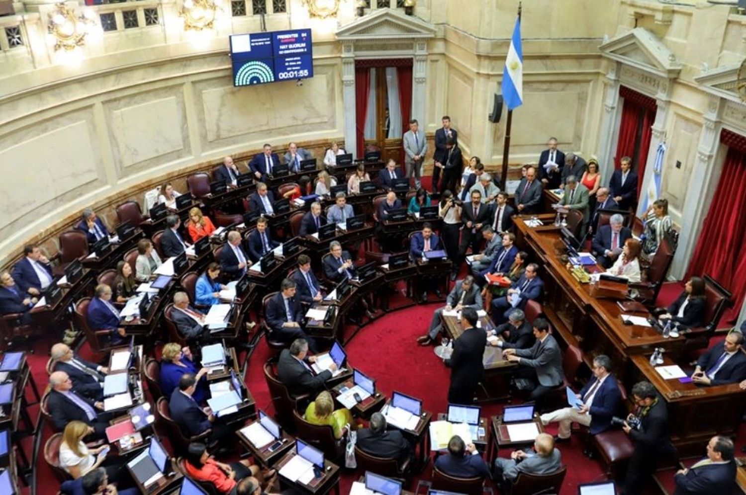 El Senado aprobó por unanimidad la ley para reestructurar la deuda externa