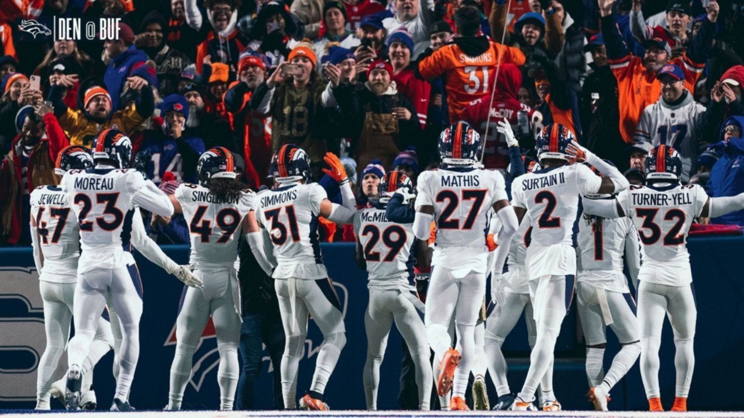 Así fue la brutal pelea entre hinchas de los Broncos y los Bills
