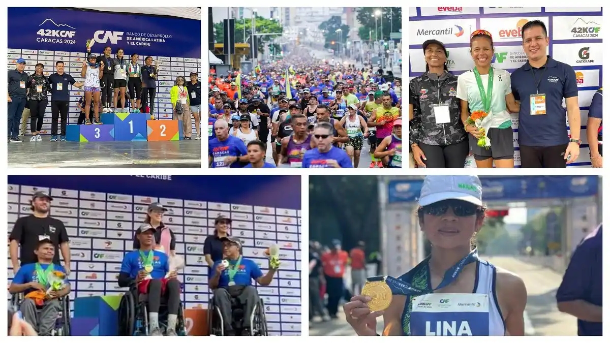 MARATÓN CAF culmina con éxito y masiva participación