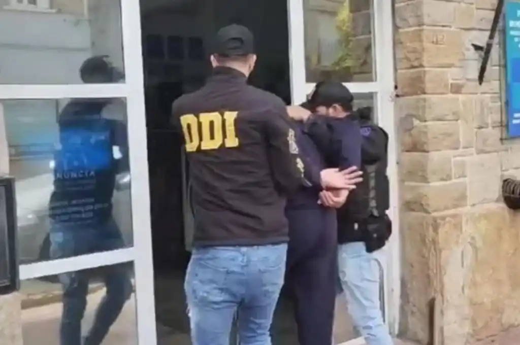 El momento de la detención