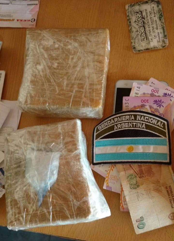 Narcotráfico: Dos mujeres detenidas en operativos de Gendarmería sobre Ruta 14