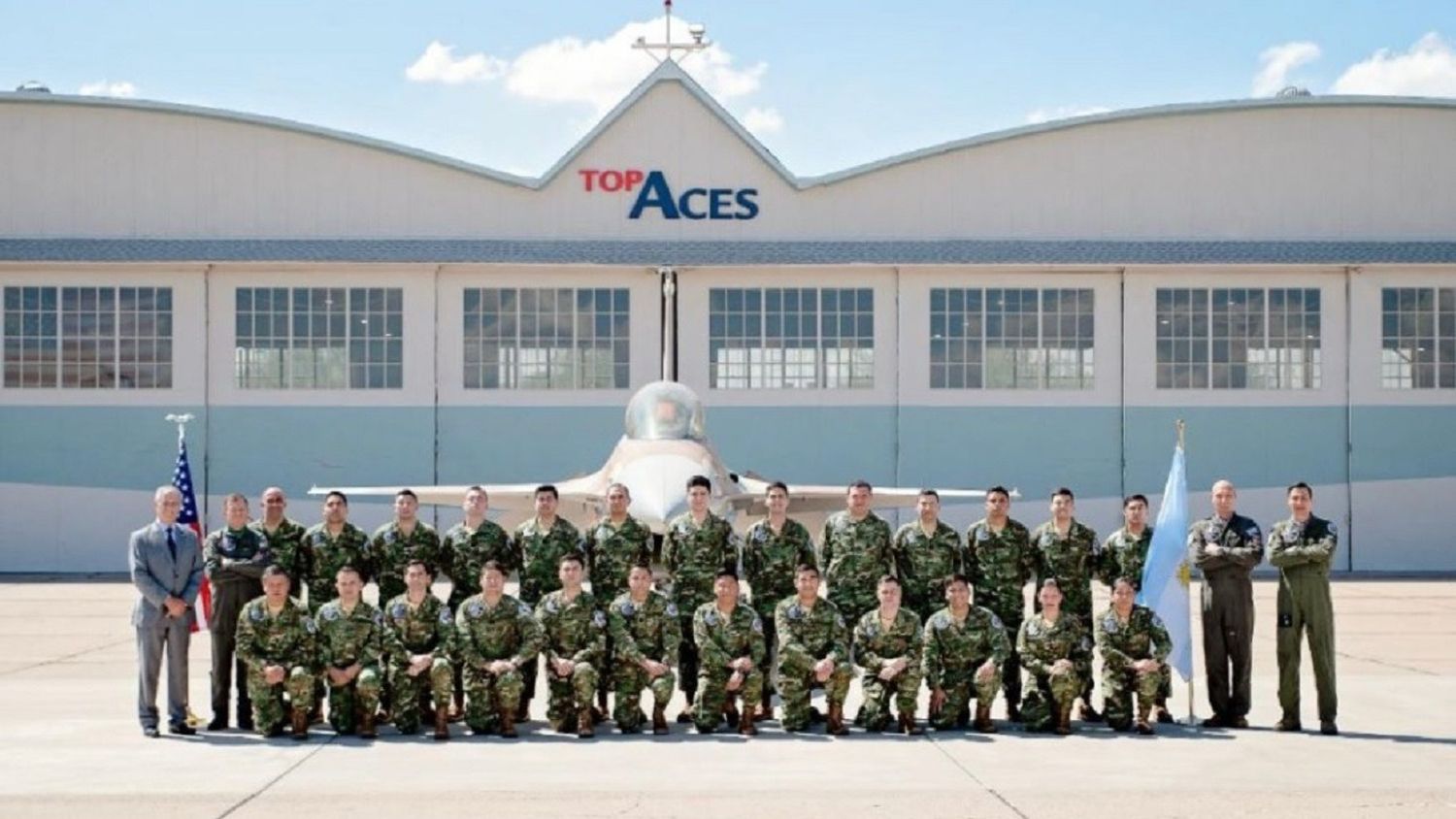 Argentina Advances F-16M Program with Technical Training Visit to Top Aces Facility in Arizona