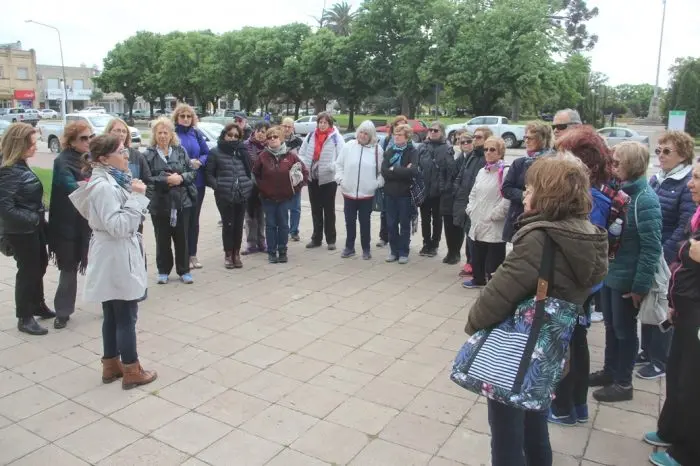 Contingente de Mar del Plata visitó la ciudad de Lobería