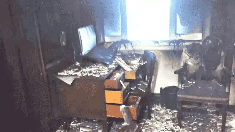 El incendio no frenó el debate por la reforma laboral