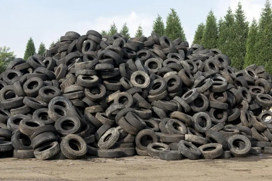 Se enviaron a reciclaje ocho toneladas de neumáticos