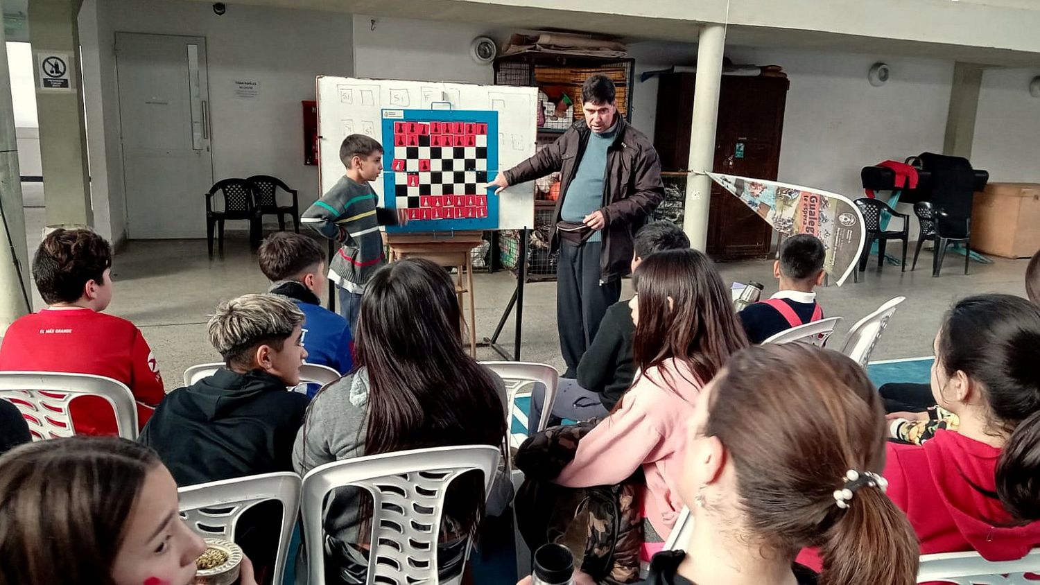 Días pasados ajedrecistas locales participaron en el «Día Olímpico».