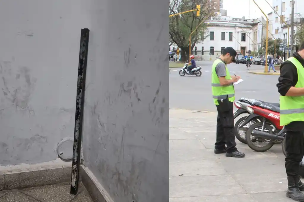 Ataque de ira: golpeó a un inspector municipal con una barra de hierro