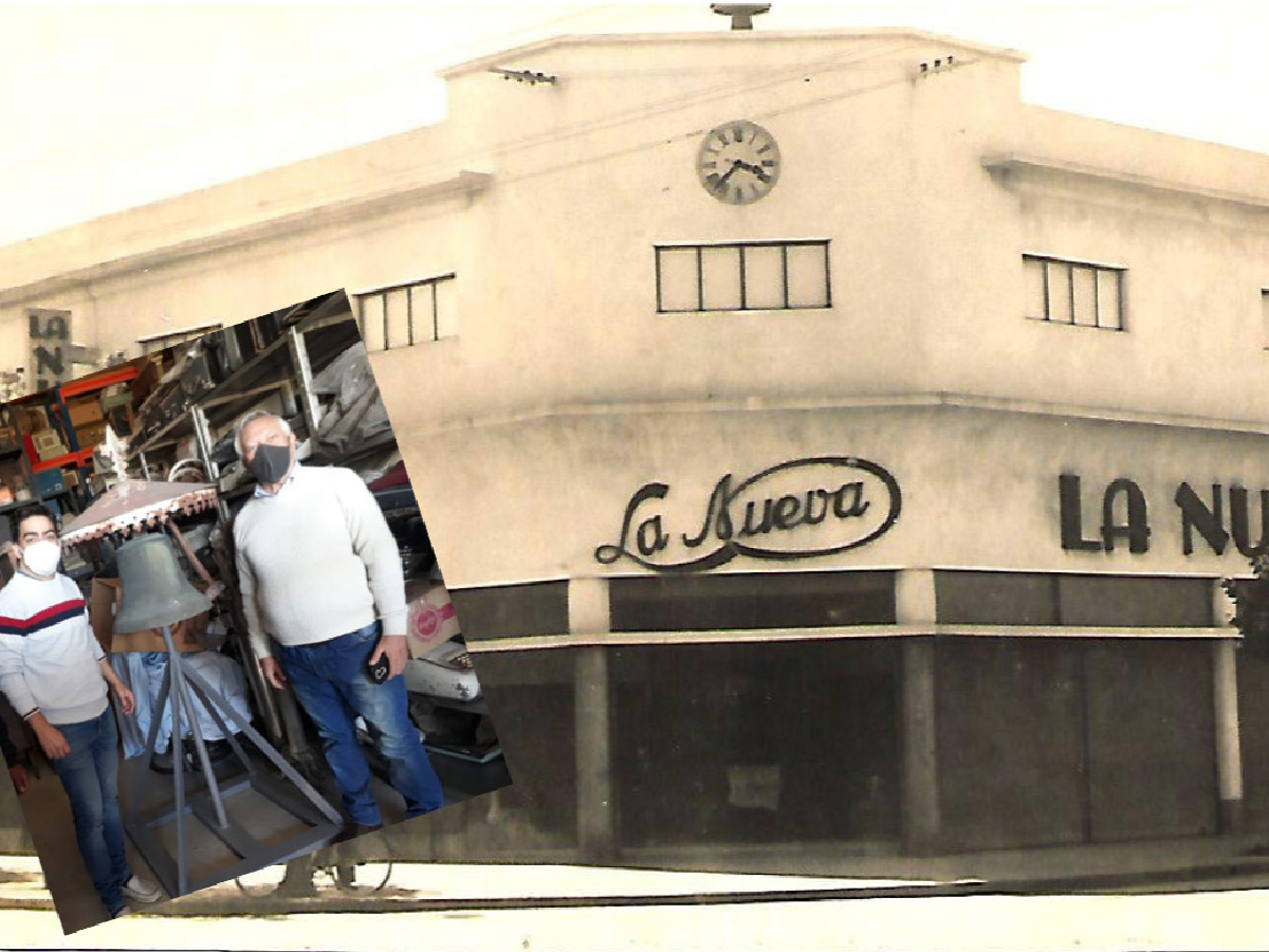 La campana y la maquinaria del reloj de “La Nueva” ya están en el Archivo y Museo 