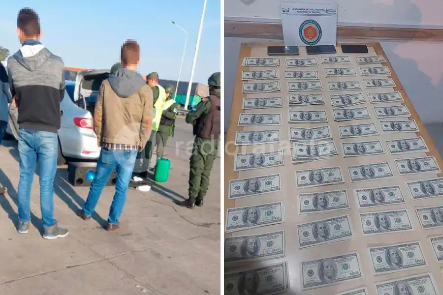 Los atraparon en el Sur de Santa Fe con más de $100.000 dólares sin aval legal