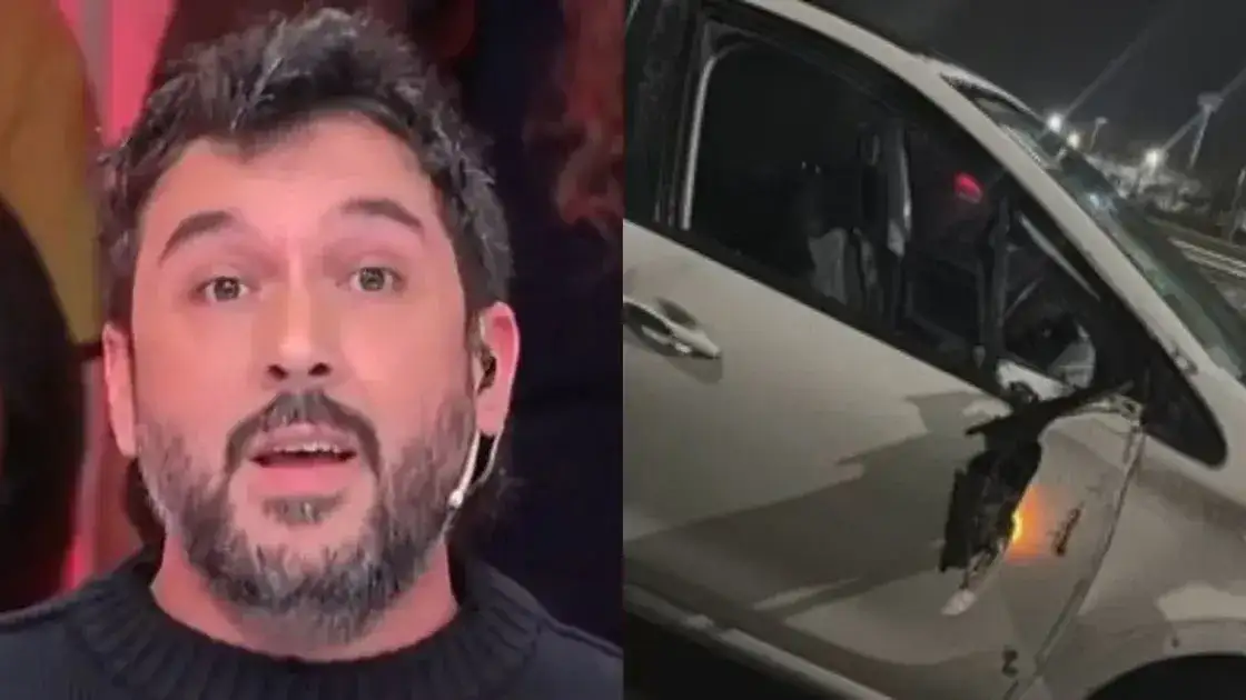 El auto de Pepe Ochoa perdió el control en la Autopista Panamericana, chocó contra el guardarrail y terminó en contramano