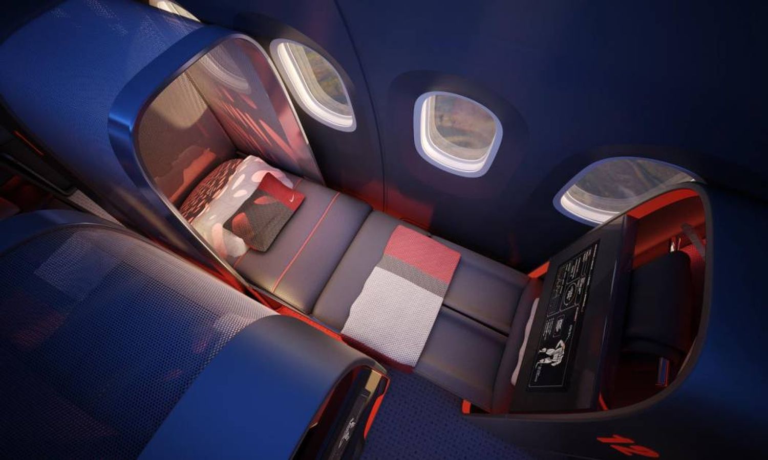 Un B787 diseñado por Nike y pensado para un viaje 5 estrellas