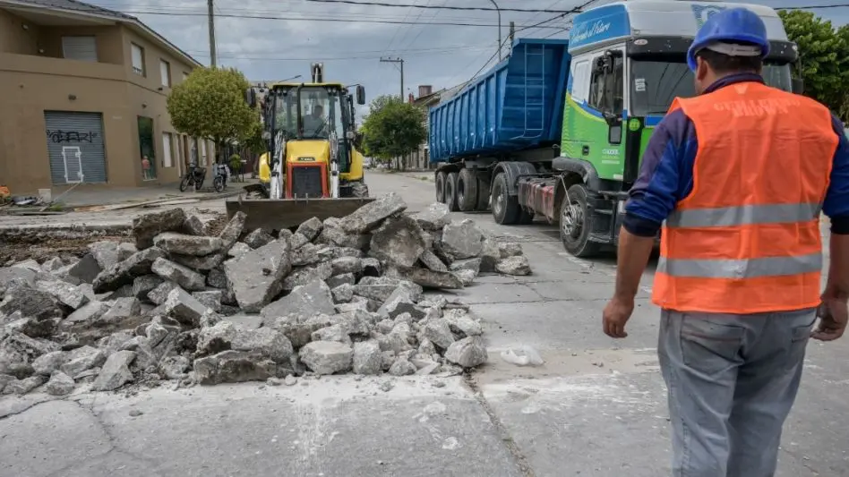 Balance semanal de obras en distintos barrios de la ciudad