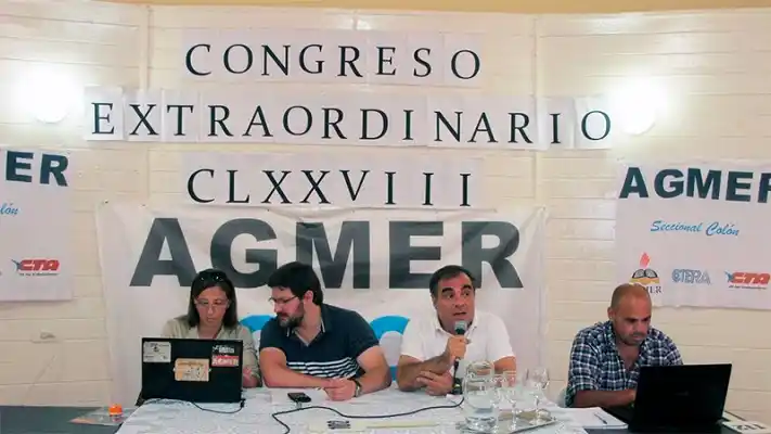 El Congreso de AGMER ratificó la adhesión a los paros de Ctera y CTA   