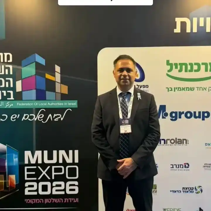El intendente Mauricio Davico está en Israel para participar del "Muni Expo 2026"