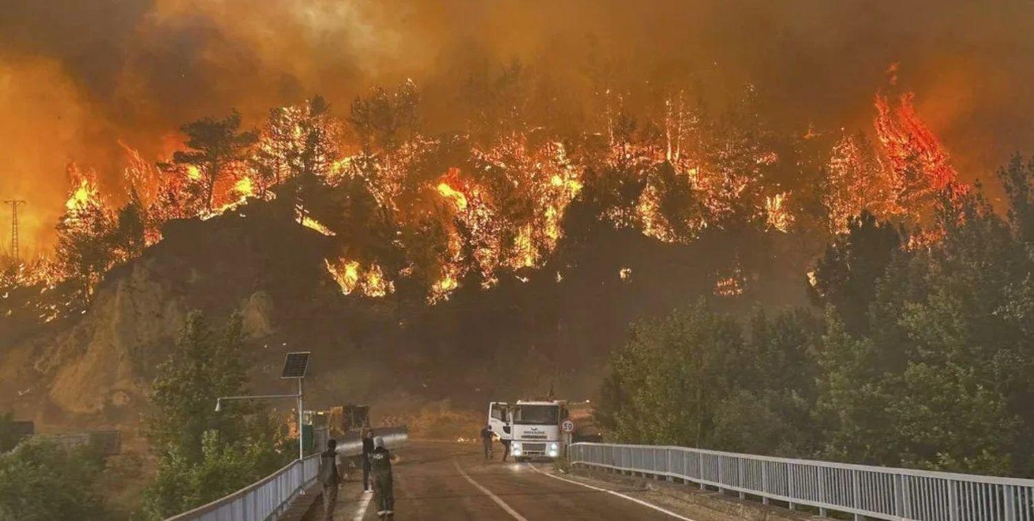 Turquía en llamas: incendios forestales masivos y ola de calor.
